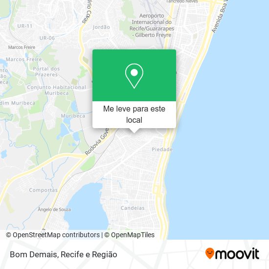 Bom Demais mapa