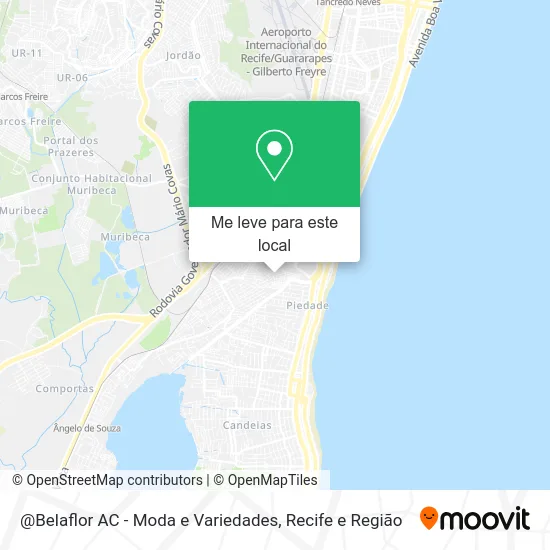 @Belaflor AC - Moda e Variedades mapa