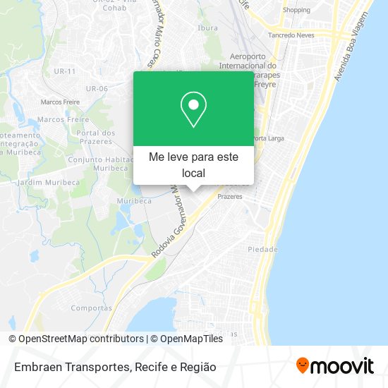 Embraen Transportes mapa