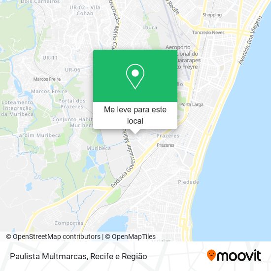 Paulista Multmarcas mapa