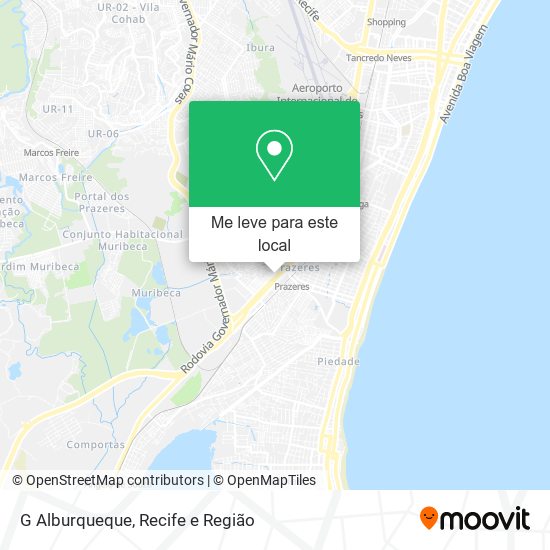 G Alburqueque mapa