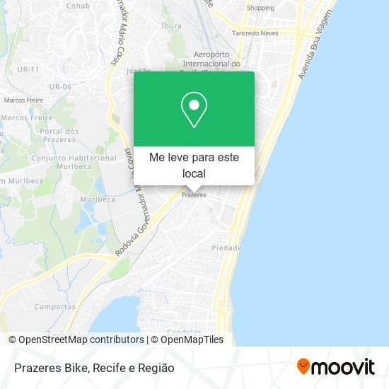 Prazeres Bike mapa