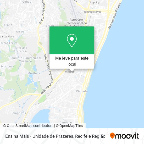 Ensina Mais - Unidade de Prazeres mapa