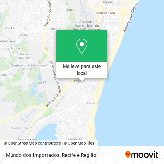 Mundo dos Importados mapa