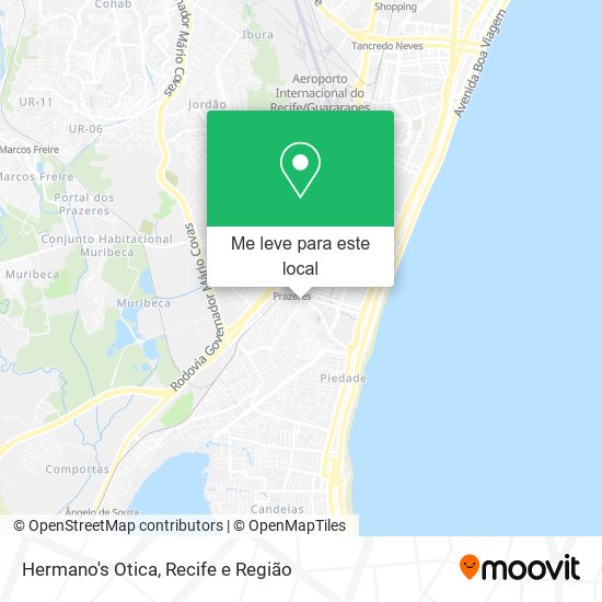 Hermano's Otica mapa