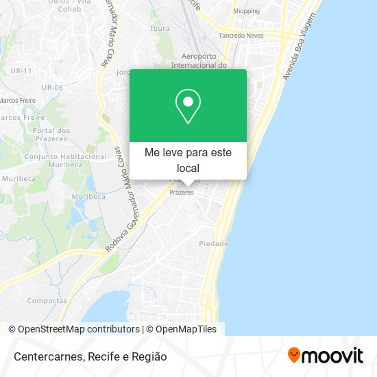 Centercarnes mapa