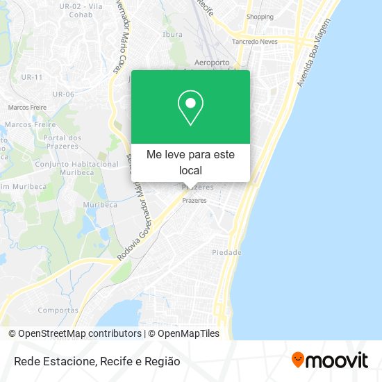 Rede Estacione mapa