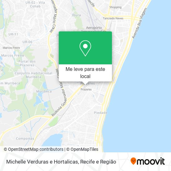 Michelle Verduras e Hortalicas mapa