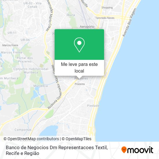 Banco de Negocios Dm Representacoes Textil mapa