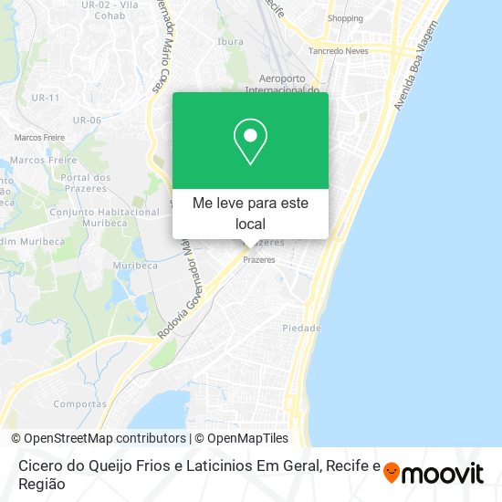 Cicero do Queijo Frios e Laticinios Em Geral mapa