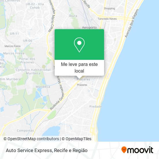 Auto Service Express mapa