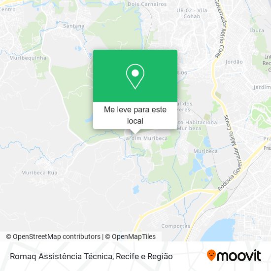 Romaq Assistência Técnica mapa
