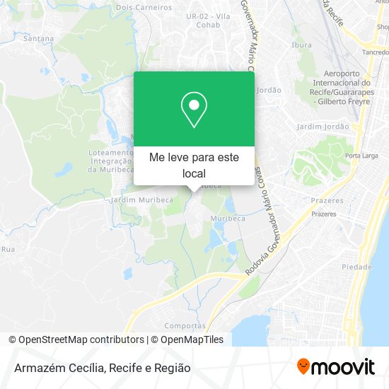 Armazém Cecília mapa