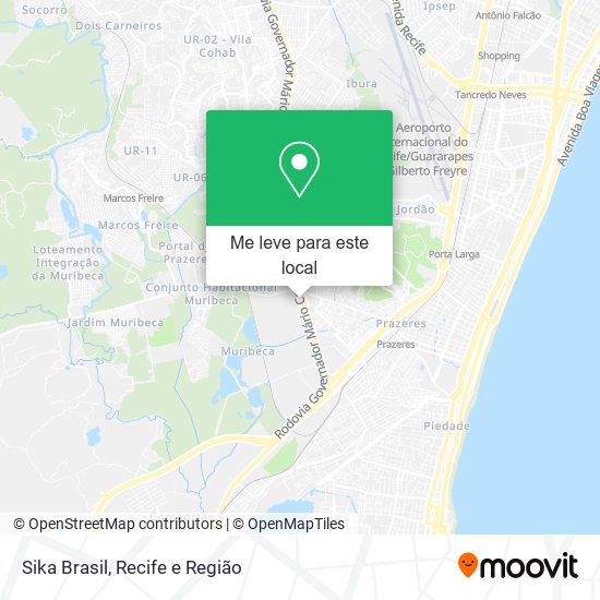 Sika Brasil mapa