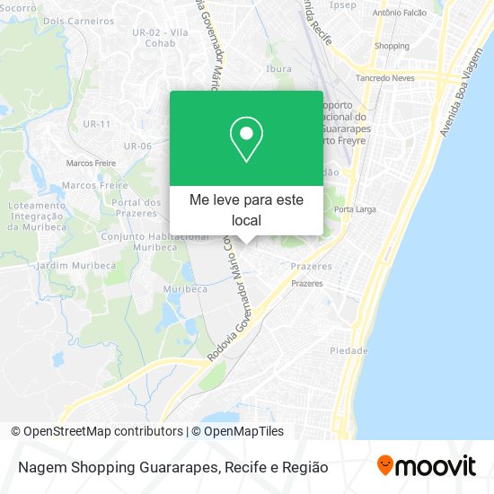 Nagem Shopping Guararapes mapa