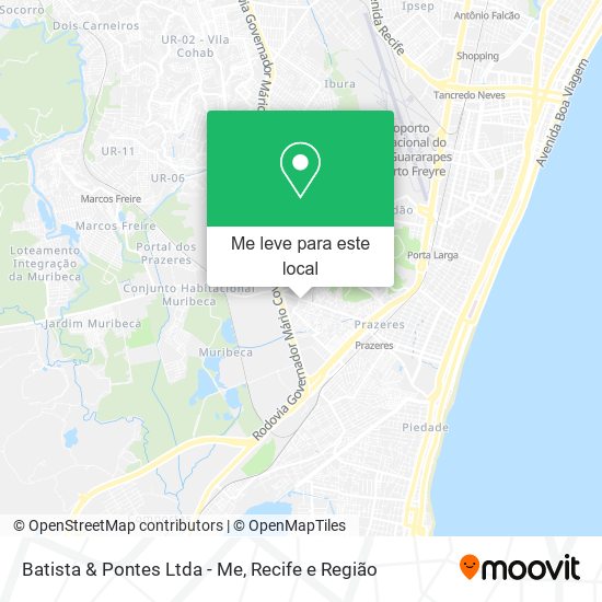 Batista & Pontes Ltda - Me mapa