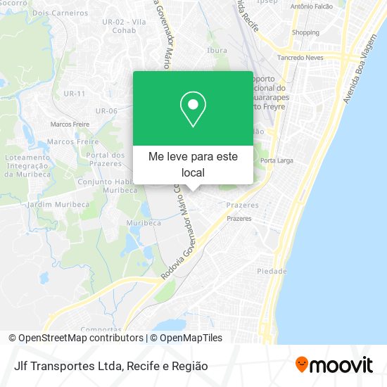 Jlf Transportes Ltda mapa