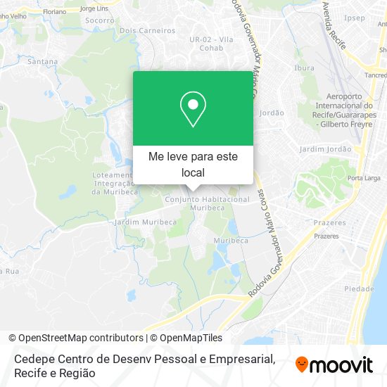 Cedepe Centro de Desenv Pessoal e Empresarial mapa