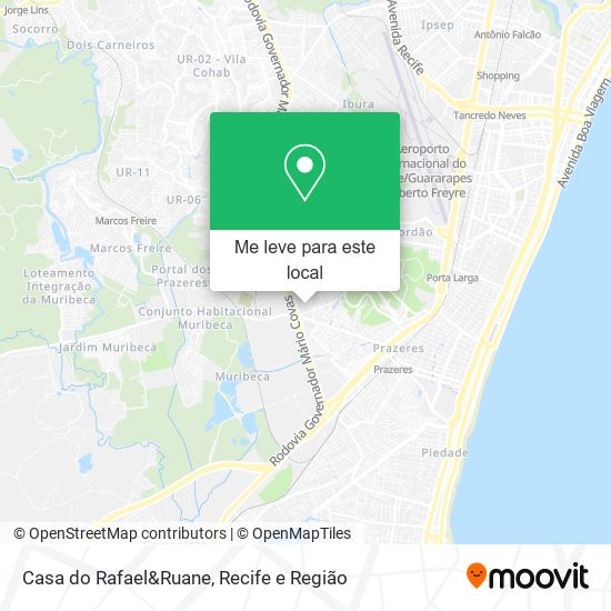 Casa do Rafael&Ruane mapa