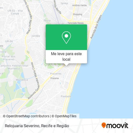 Relojuaria Severino mapa