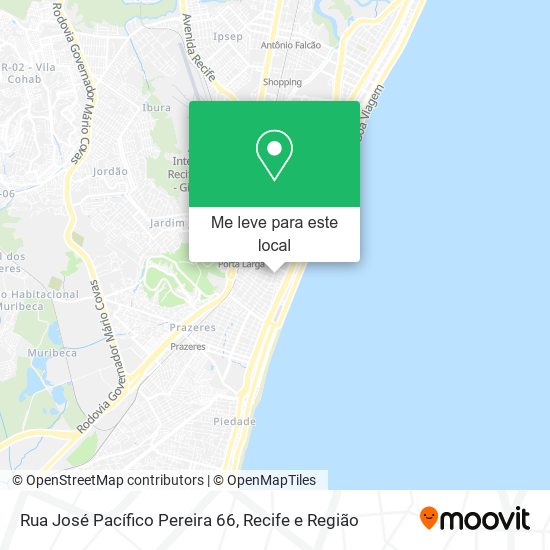 Rua José Pacífico Pereira 66 mapa