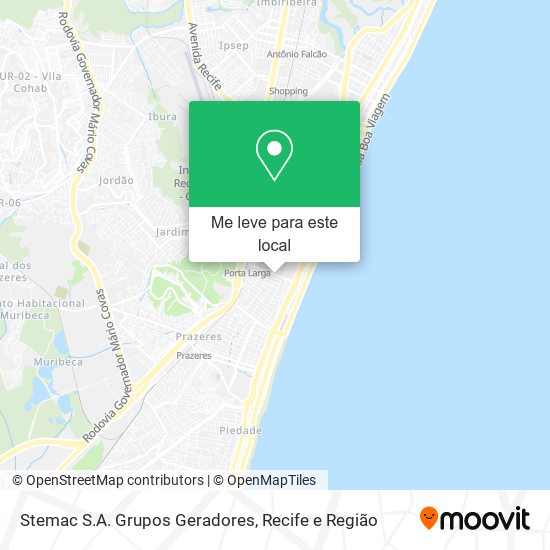 Stemac S.A. Grupos Geradores mapa