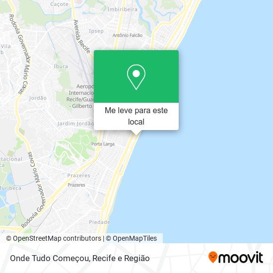 Onde Tudo Começou mapa