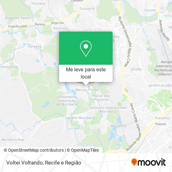 Voltei Voltando mapa