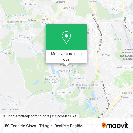 50 Tons de Cinza - Trilogia mapa
