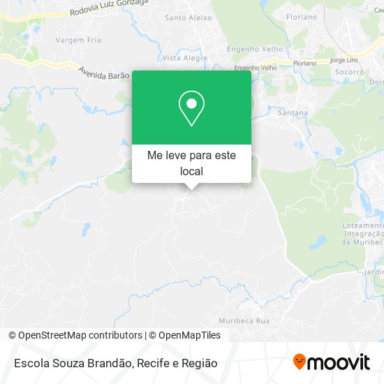 Escola Souza Brandão mapa