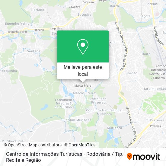 Centro de Informações Turísticas - Rodoviária / Tip mapa