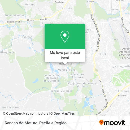 Rancho do Matuto mapa