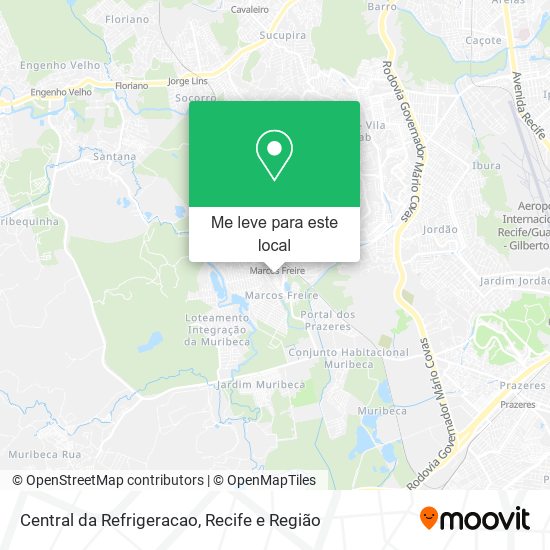 Central da Refrigeracao mapa
