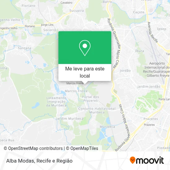 Alba Modas mapa