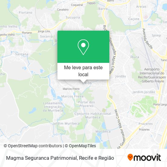 Magma Seguranca Patrimonial mapa