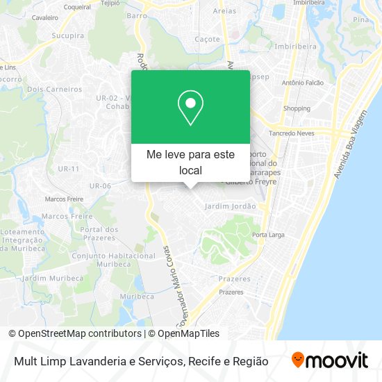 Mult Limp Lavanderia e Serviços mapa