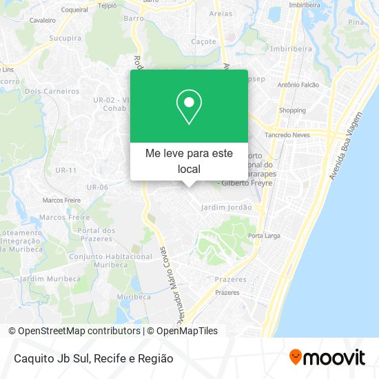 Caquito Jb Sul mapa