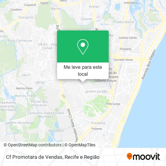 Cf Promotara de Vendas mapa