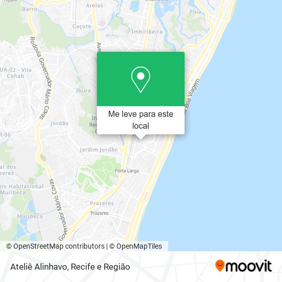 Ateliê Alinhavo mapa