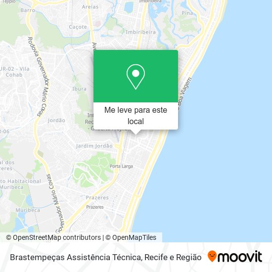 Brastempeças Assistência Técnica mapa