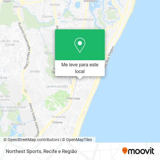 Northest Sports mapa