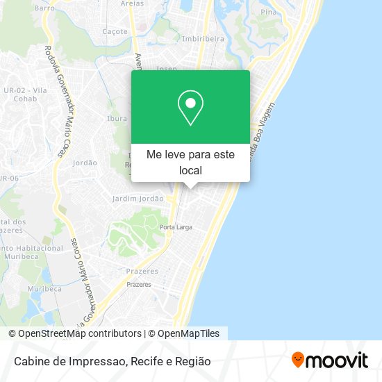 Cabine de Impressao mapa