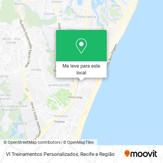 Vl Treinamentos Personalizados mapa