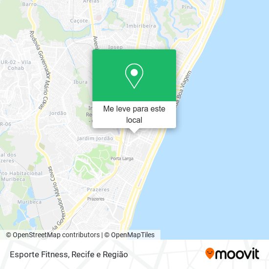 Esporte Fitness mapa