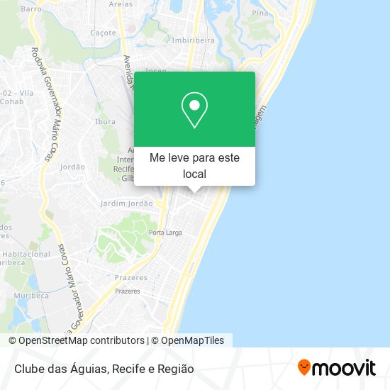 Clube das Águias mapa