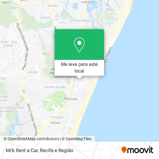 Mrb Rent a Car mapa