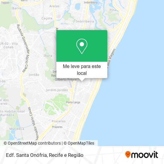 Edf. Santa Onófria mapa