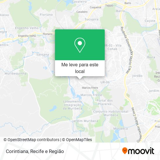 Corintiana mapa