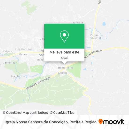 Igreja Nossa Senhora da Conceição mapa