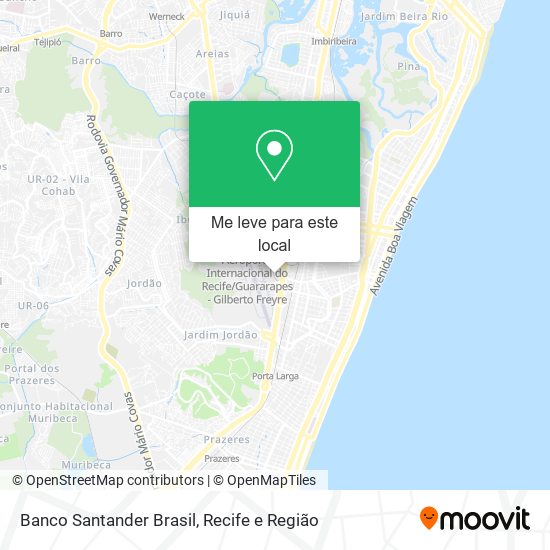 Banco Santander Brasil mapa